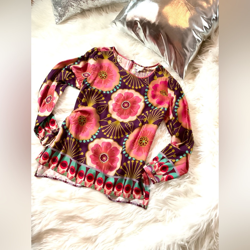 ๐๐๐MILANO ITALY ๐ฎ๐น COLOURFUL BLOUSE - Picture 8 of 13